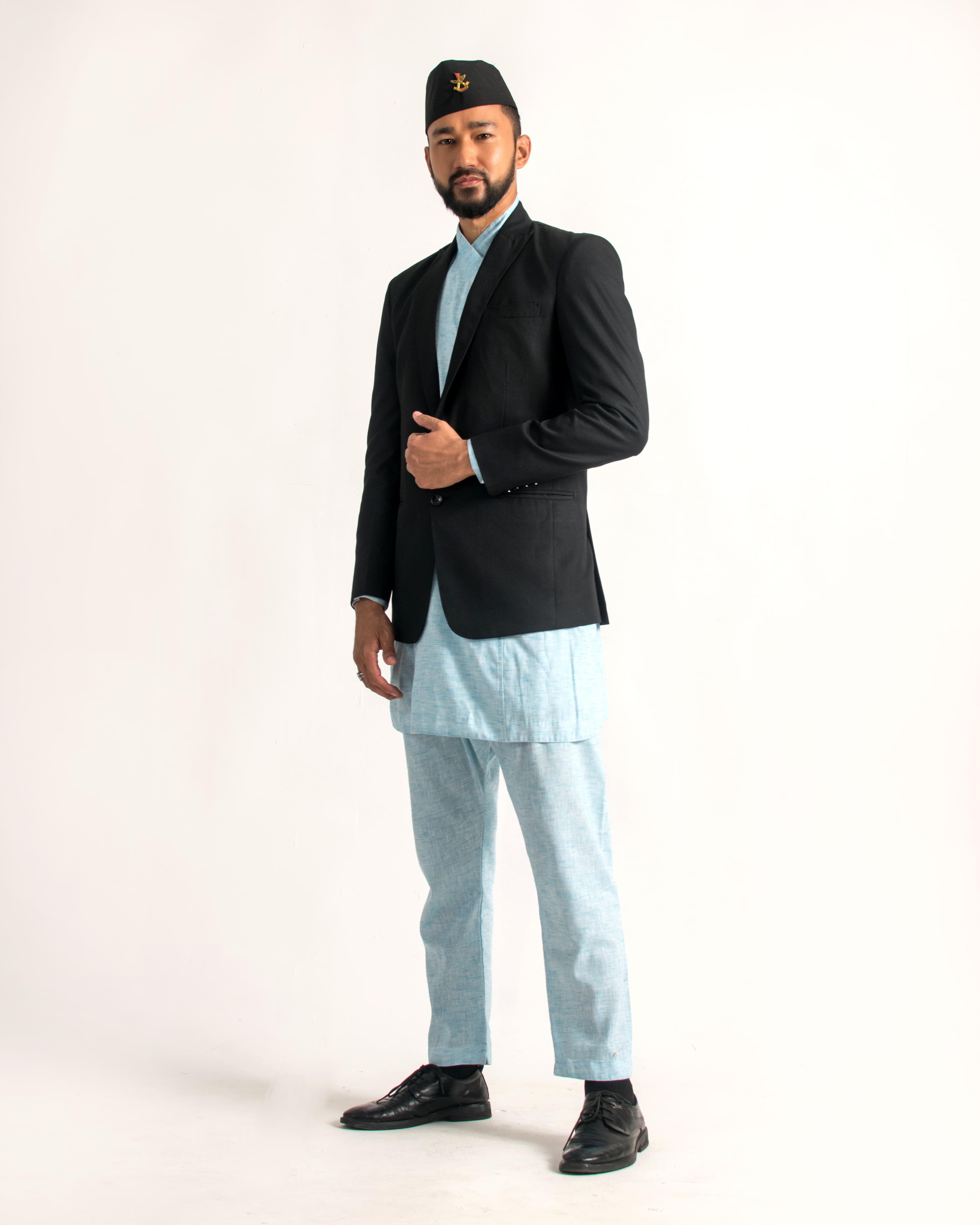 Wedding Daura Suruwal with Coat