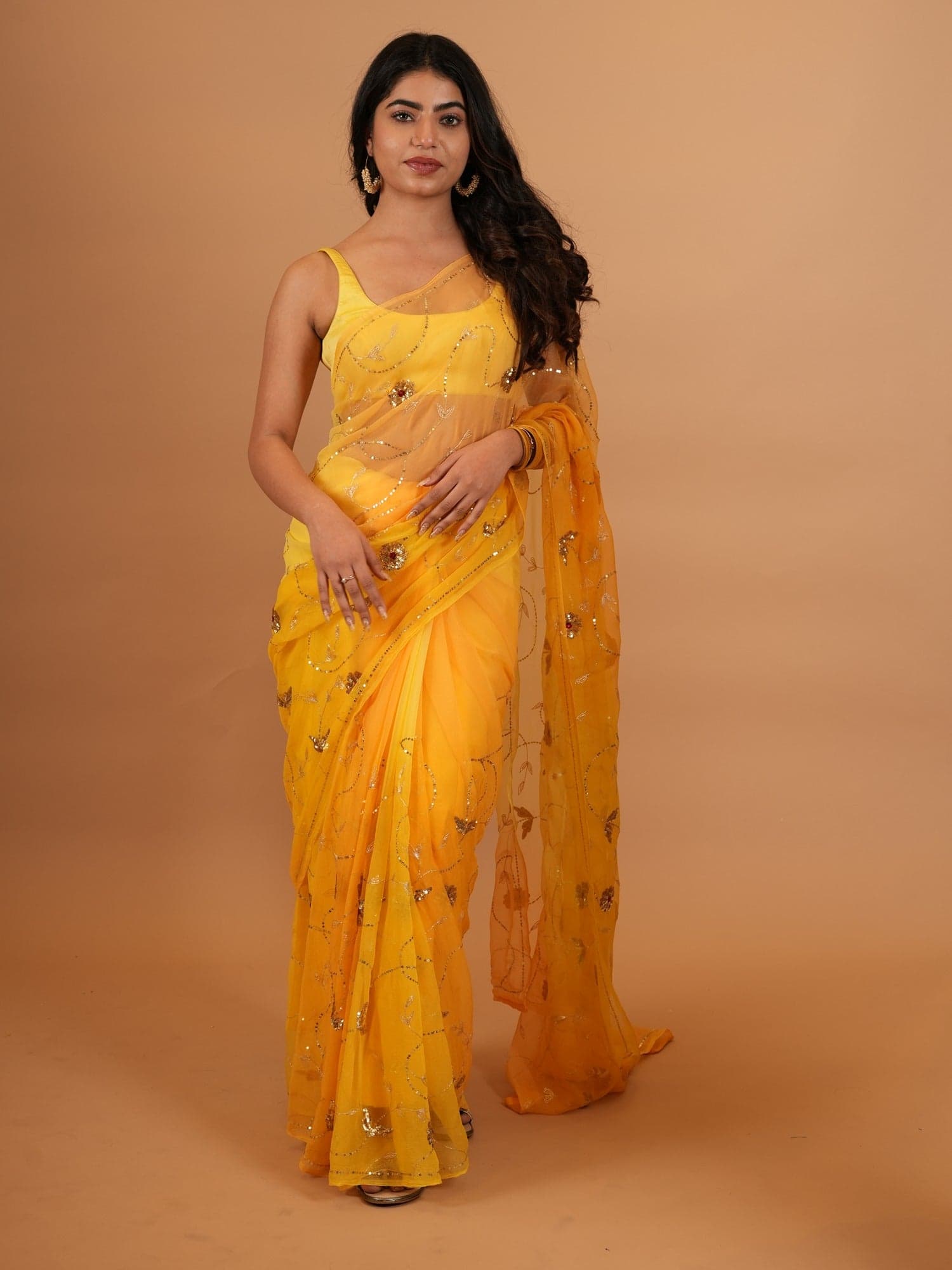 Chiffon Party Sari